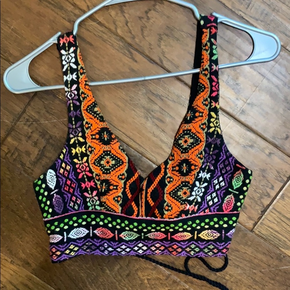 Colorful festival top